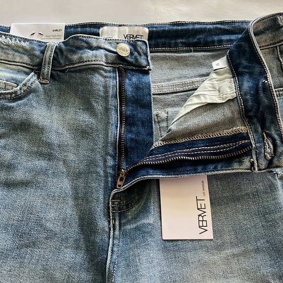 Vervet By Flying Monkey Shirley Super High Rise NWT Size 32 - Picture 16 of 16